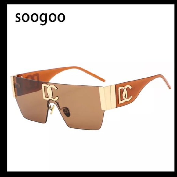 Vintage Square Rimless Sunglasses Women 2022 Fashion Luxury Brand Frameless main image 6